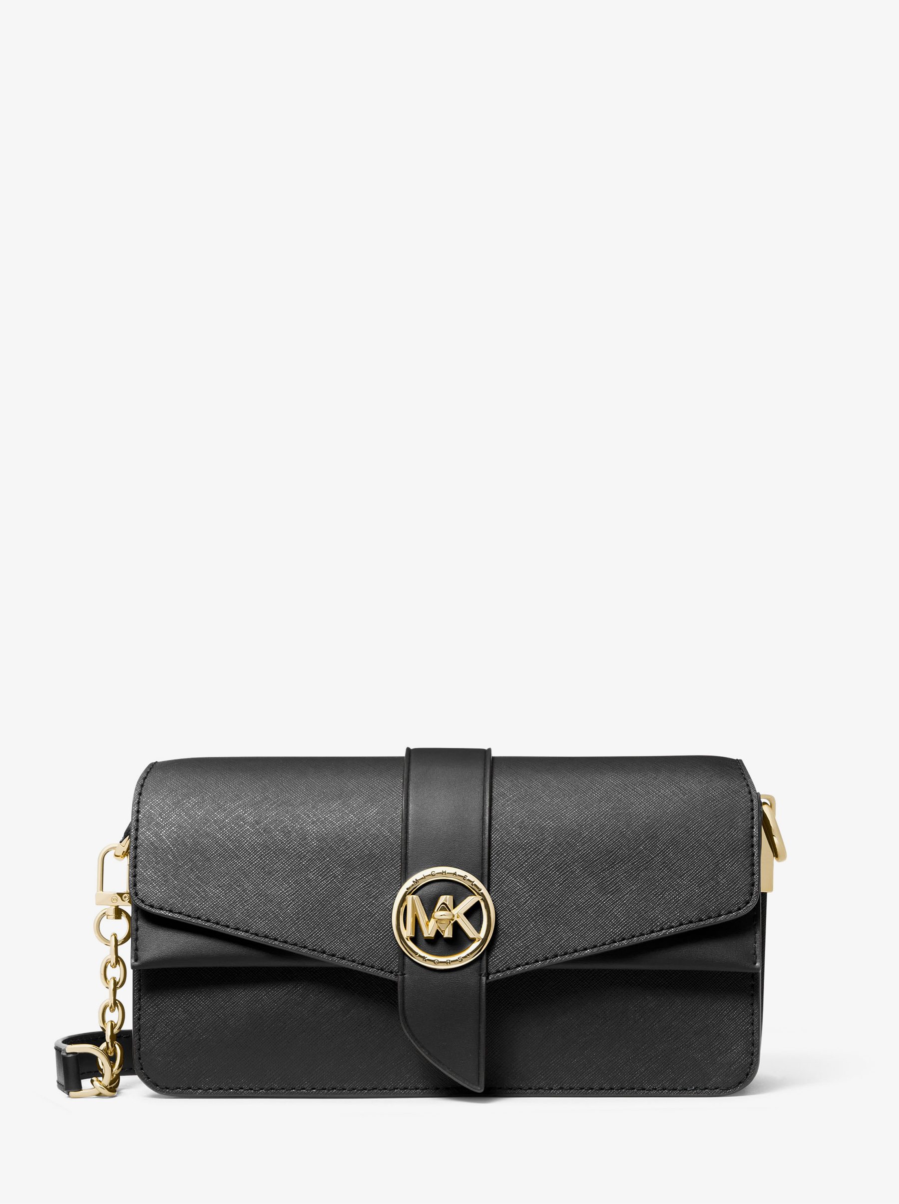 

Сумка Michael Kors Greenwich 30H1GGRL2L BLACK Medium, Чёрный, 30H1GGRL2L
