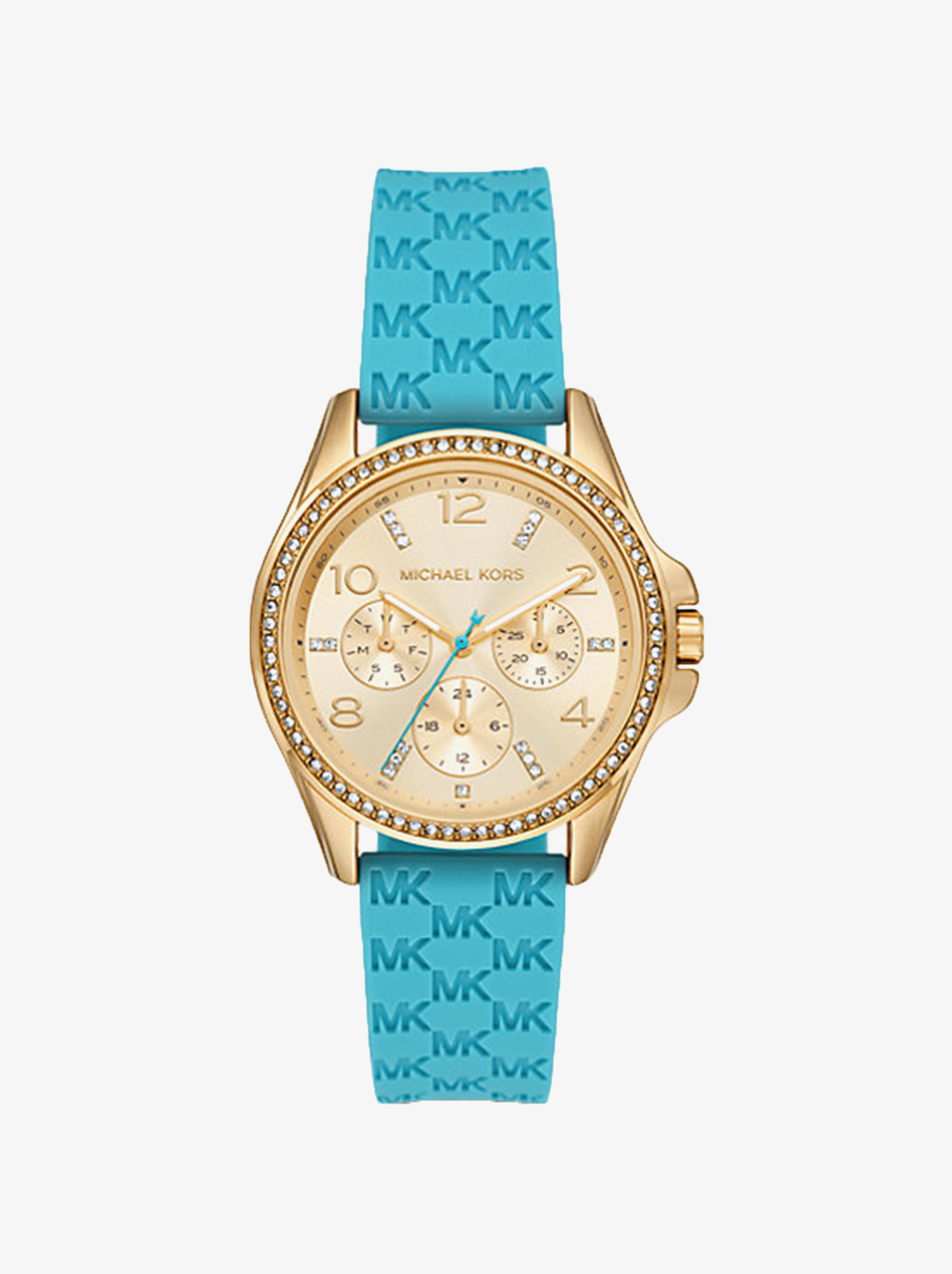 

Часы Michael Kors Mini Pilot Pavé MK7374 Желтое золото, MK7374