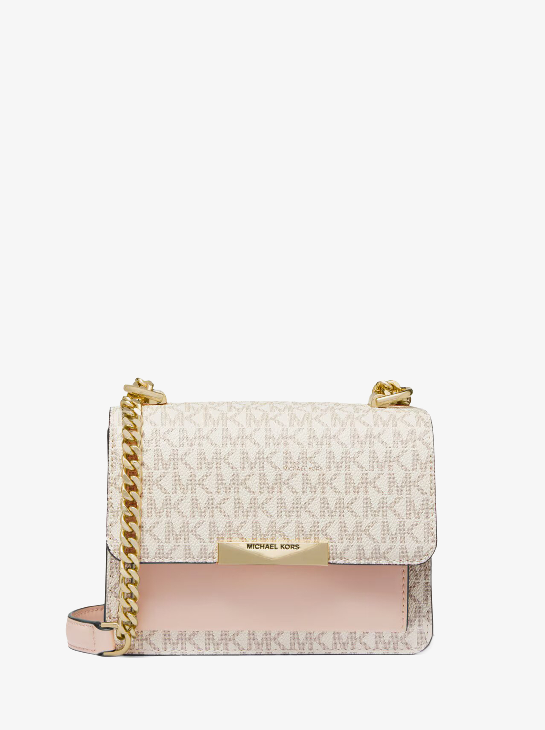 

Сумка Michael Kors Jade 30H9GJ4L3B Beige Medium, Розовая, 30H9GJ4L3B Beige