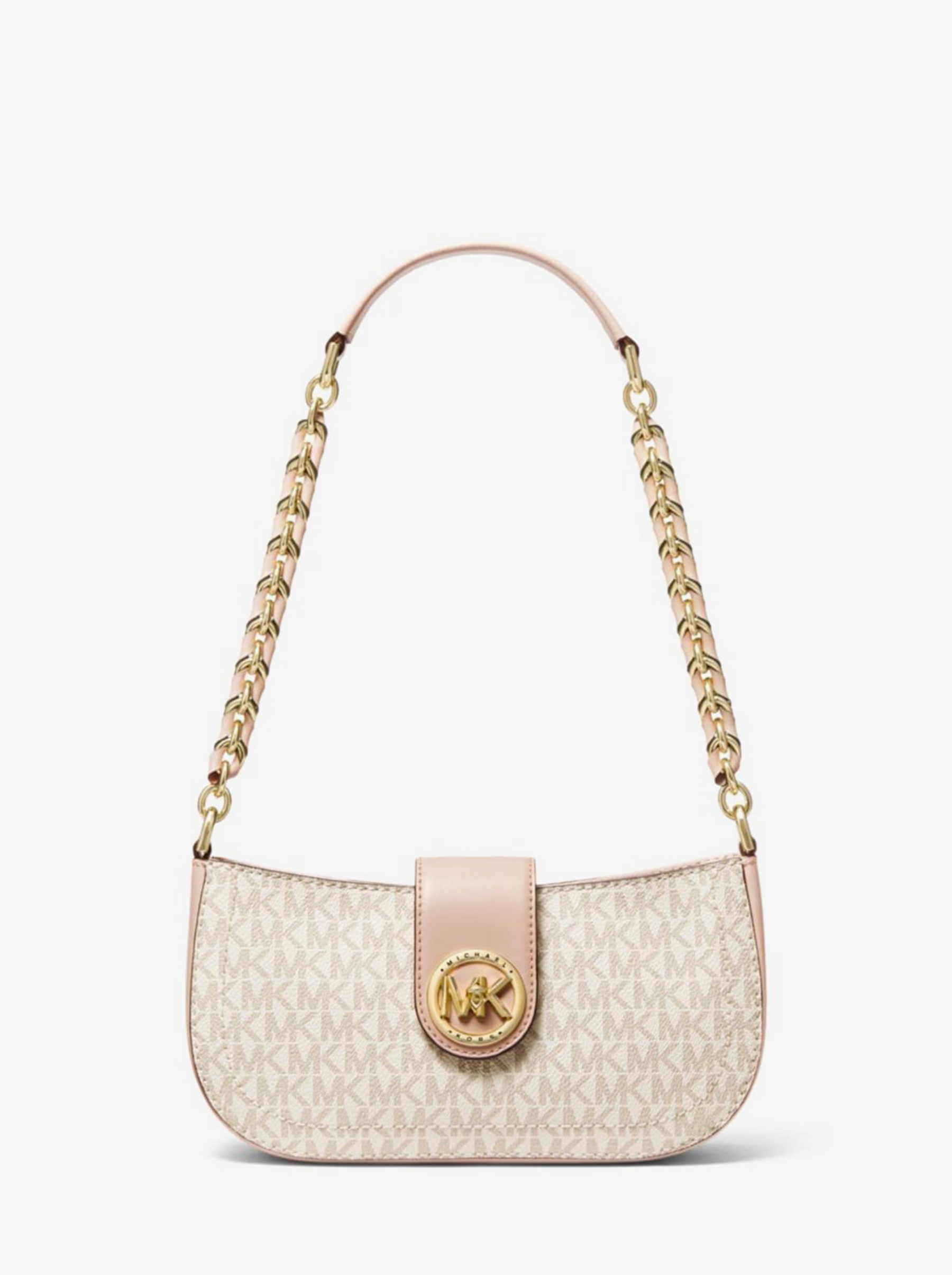

Сумка Michael Kors Carmen 32S0GNMU0B SOFT PINK Small, Бежевый, 32S0GNMU0B SOFT PINK