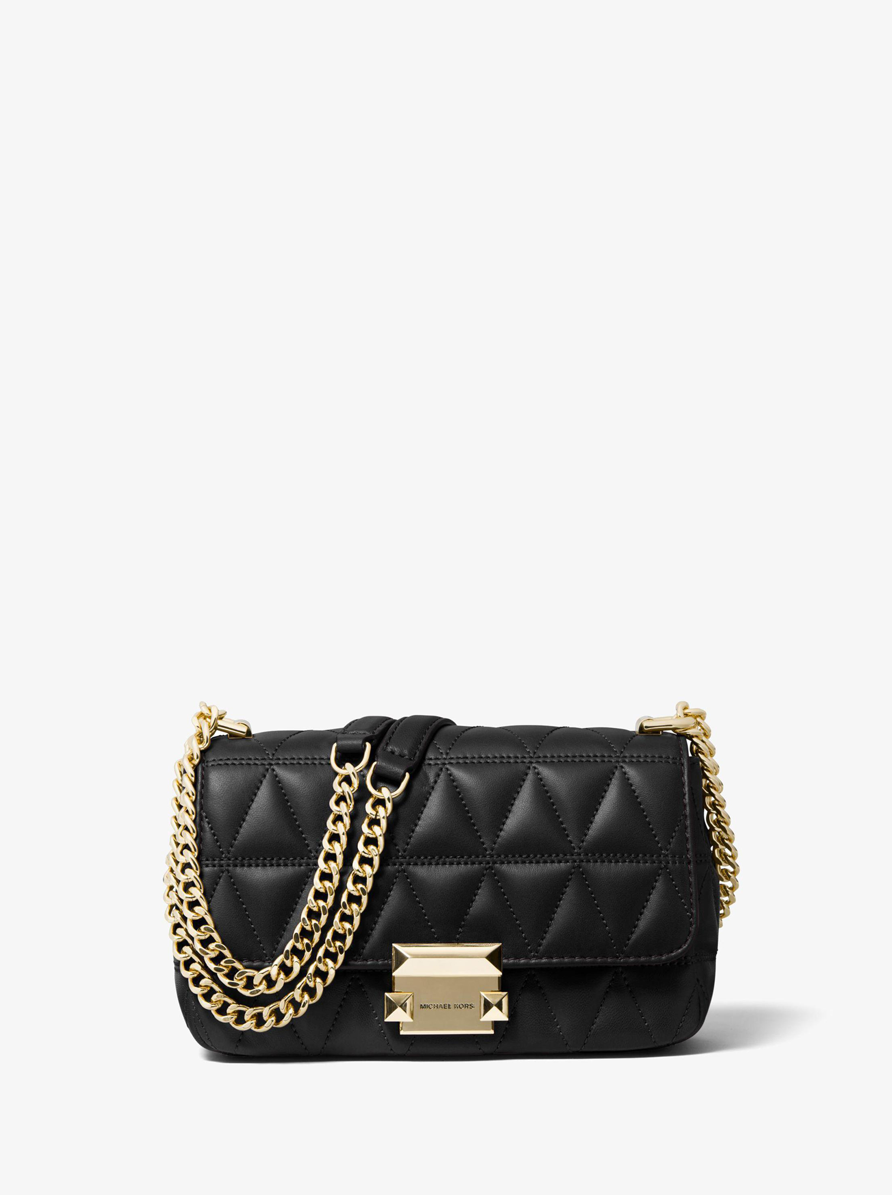

Сумка Michael Kors Sloan 30S7GSLL1L BLACK Small, Чёрный, 30S7GSLL1L BLACK