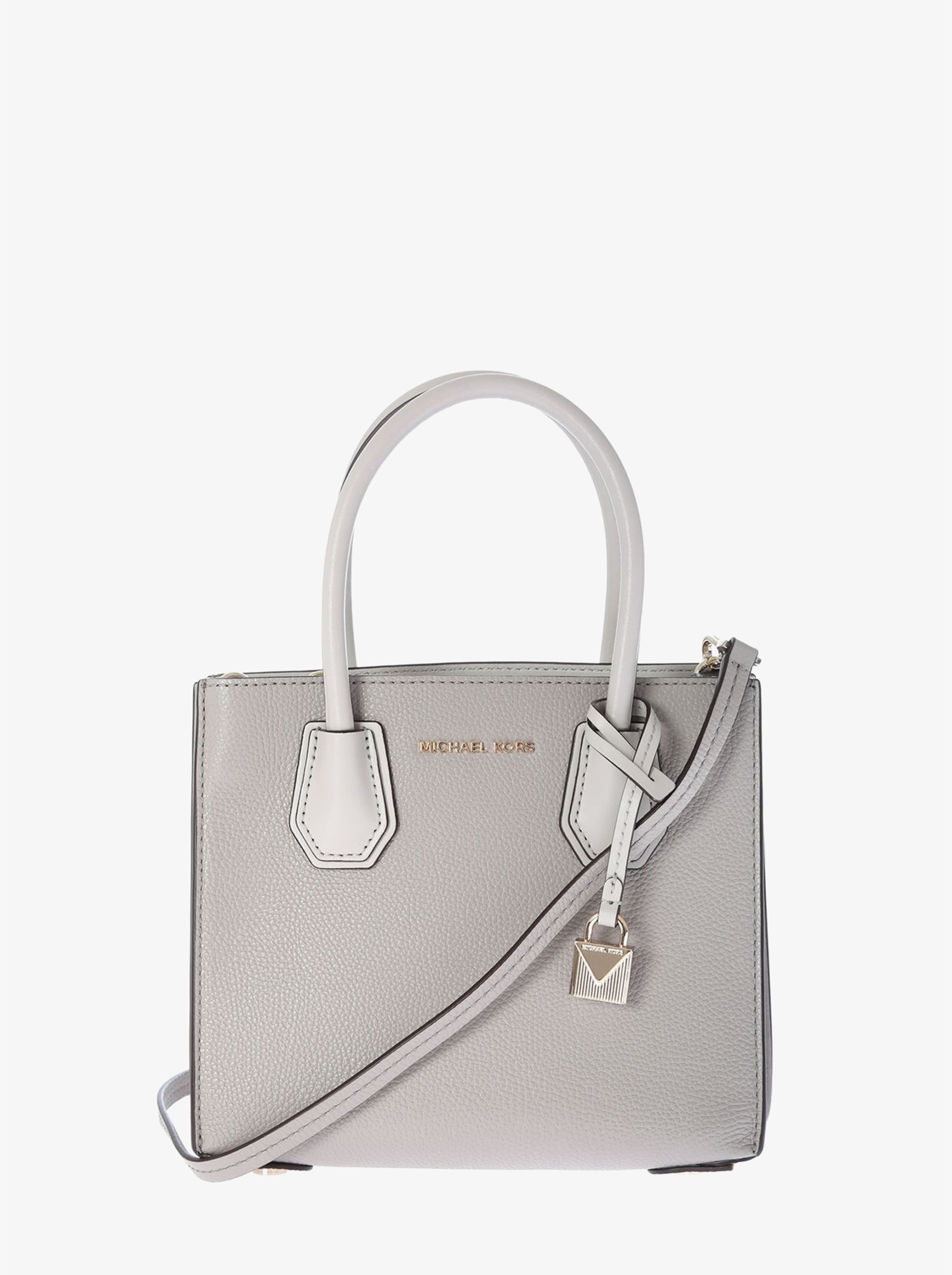 

Сумка Michael Kors Mercer 30T8TM9M2L PEARL GRAY Small, Серый, 30T8TM9M2L PEARL GRAY