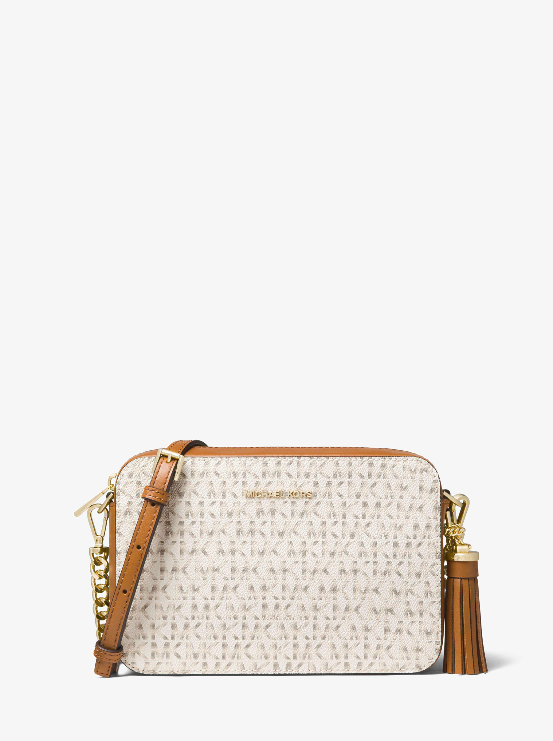 

Сумка Michael Kors Jet Set Crossbody 32F8GF5M2B VANILLA ACORN Small, Бежевый, 32F8GF5M2B VANILLA/ACRN