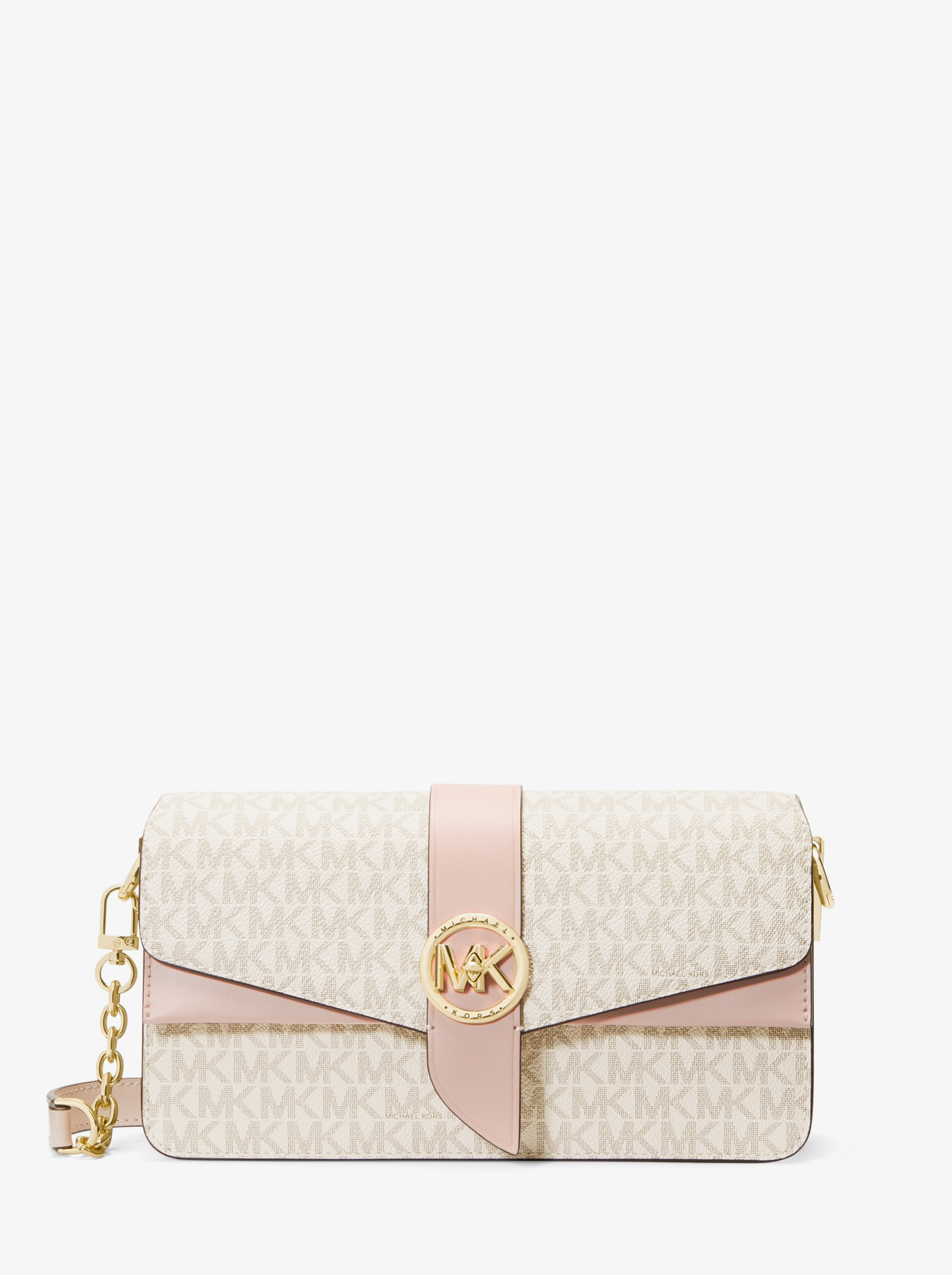 

Сумка Michael Kors Greenwich 30H1GGRL6B SOFT PINK Medium, Бежевый, 30H1GGRL6B SOFT PINK
