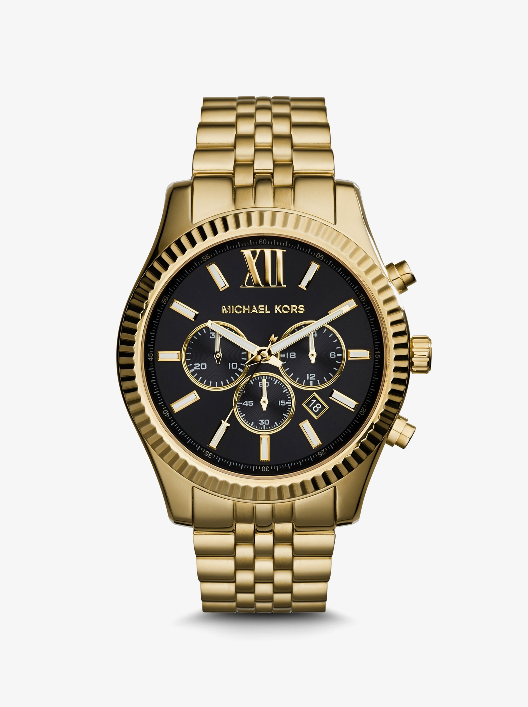 Часы Michael Kors Lexington Желтое золото MK8286